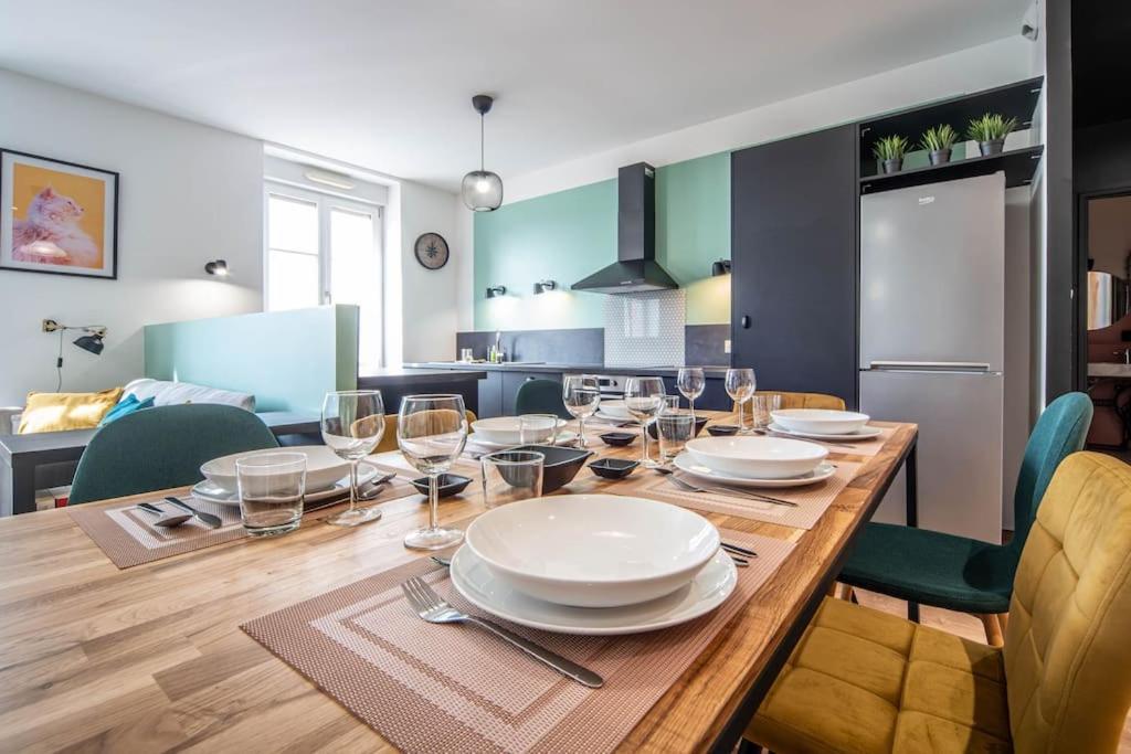 Macon Cozy / Appartement Central 100M² / 8 Pers Esterno foto